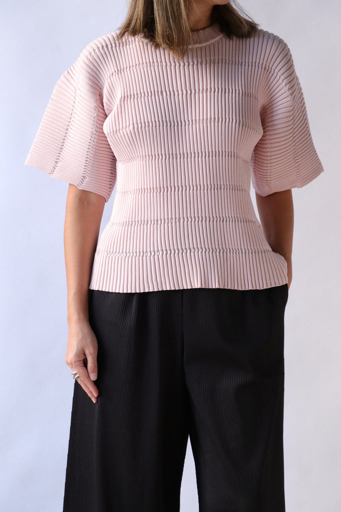 Pleats Please Issey Miyake Jiggly Knit tops-blouses Pleats Please by Issey Miyake 