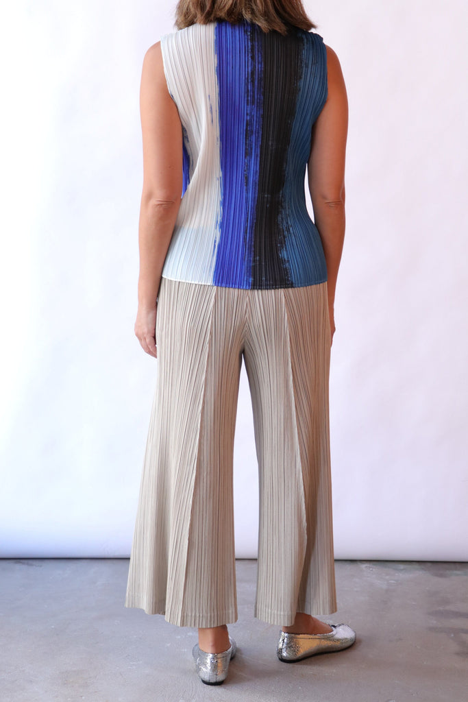 Pleats Please Issey Miyake Jump Top in Blue tops-blouses Pleats Please by Issey Miyake 