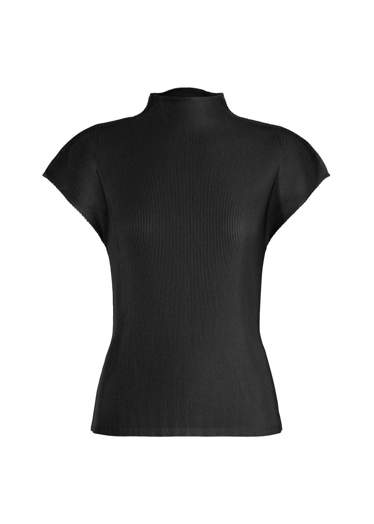Pleats Please Issey Miyake Mist August Shirt in Black | WE ARE ICONIC