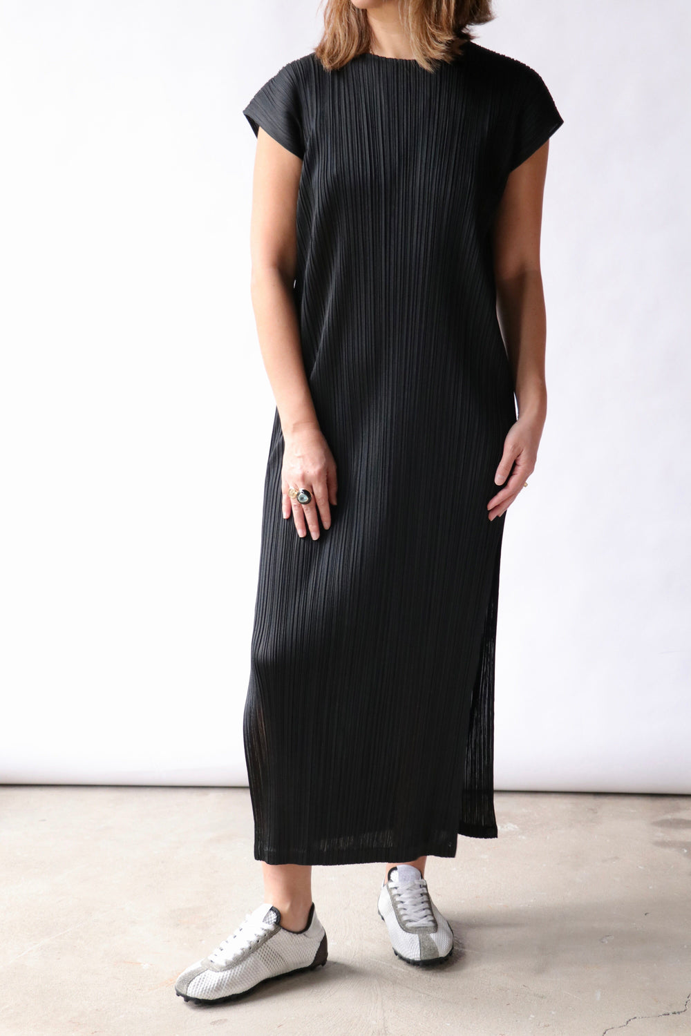Pleats Please Issey Miyake Swing Solid Dress | WE ARE ICONIC