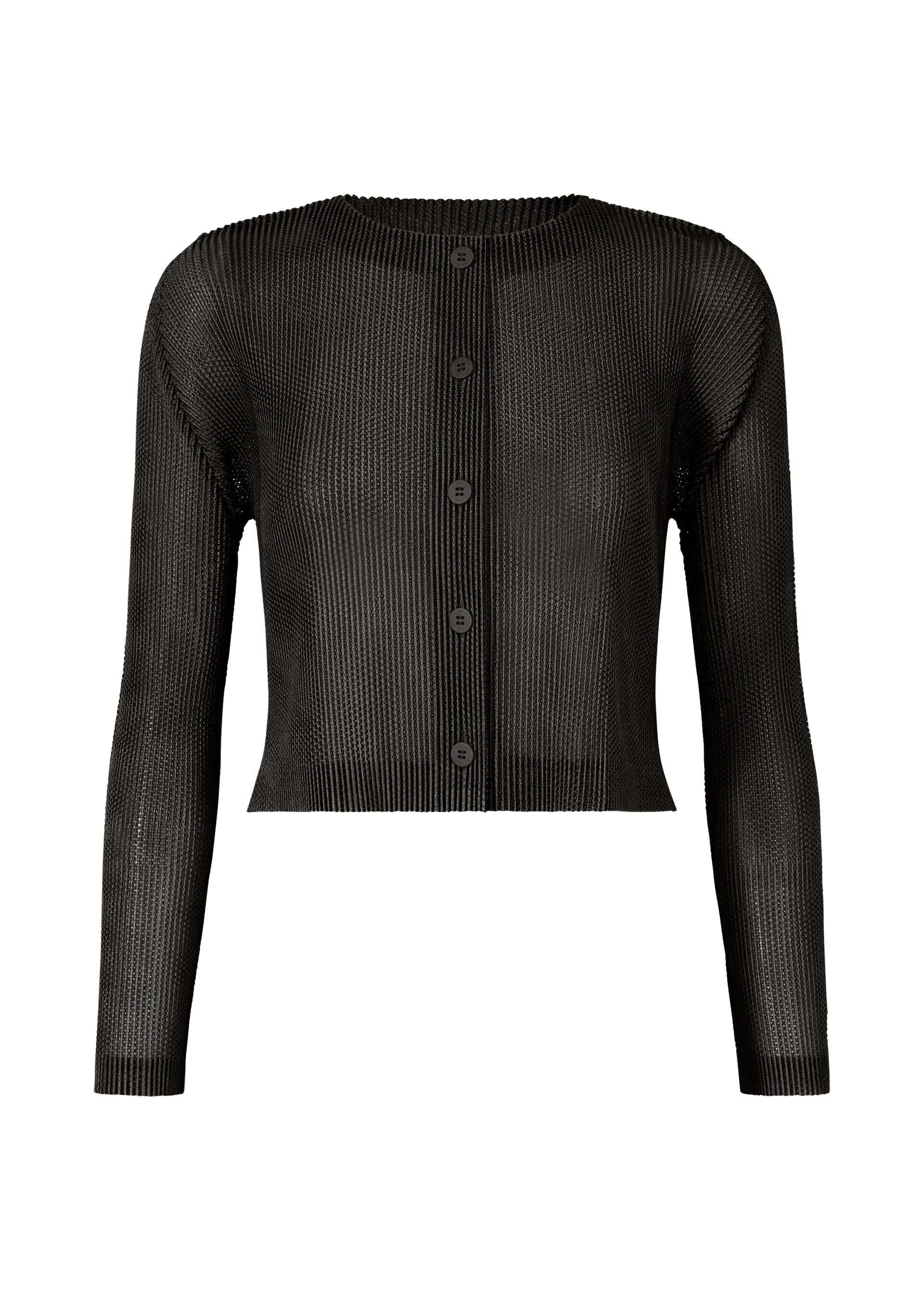 プリーツプリーズ TATAMI カーディガンボレロ Pleats Please Issey Miyake Tatami April Cardigan | WE ARE ICONIC