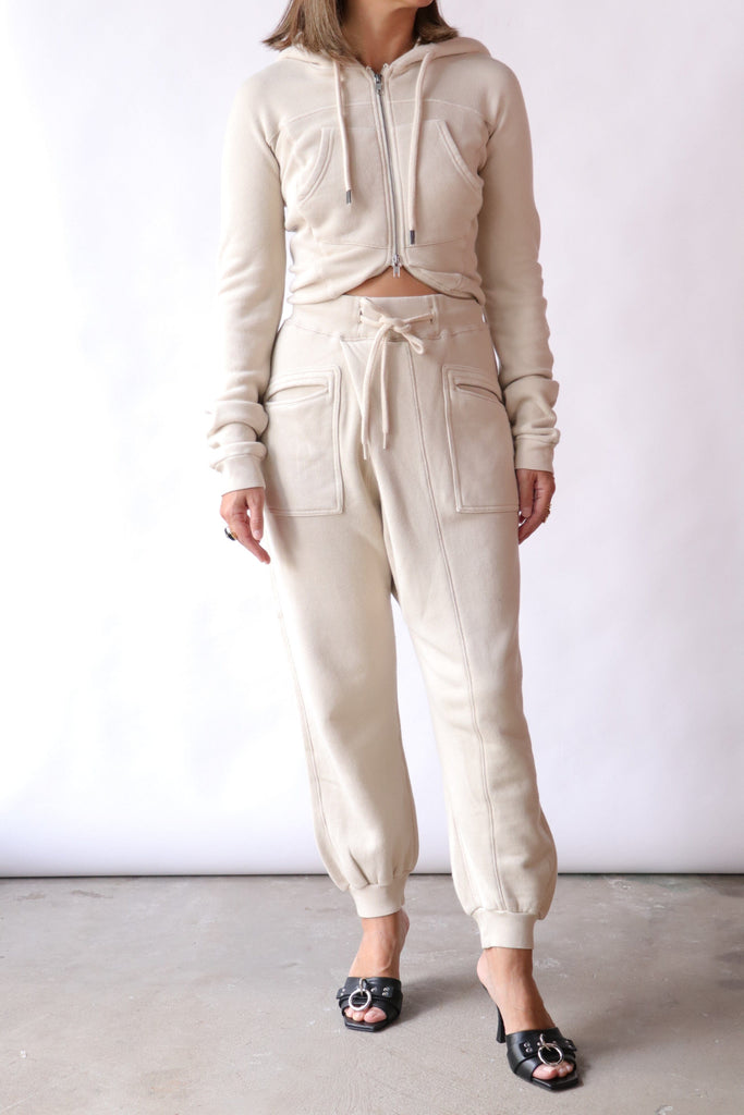R13 Crossover Sweatpant in Natural Bottoms R13 
