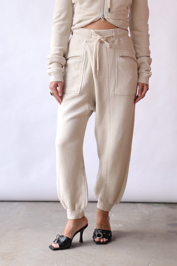 R13 Crossover Sweatpant in Natural Bottoms R13 