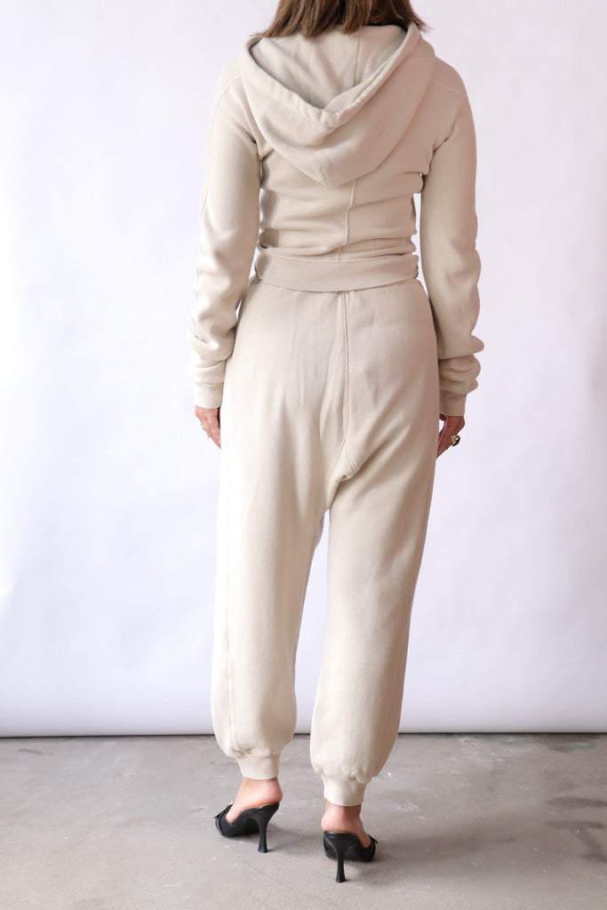 R13 Wrap Around Hoodie in Natural Sweatshirts R13 