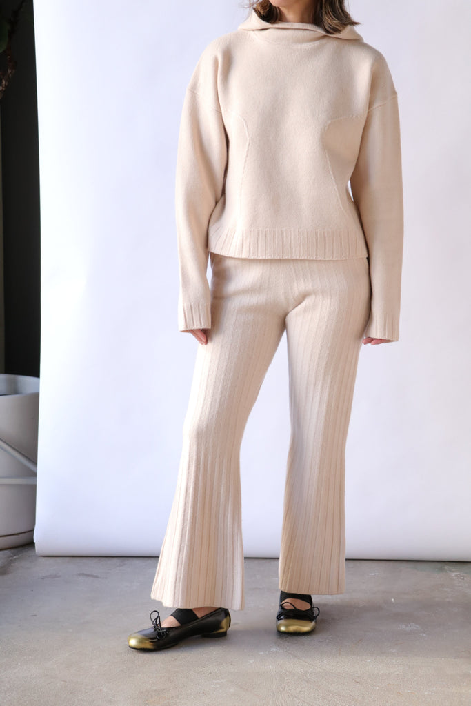 Rachel Comey Alps Hoodie in Cream Sweatshirts Rachel Comey 