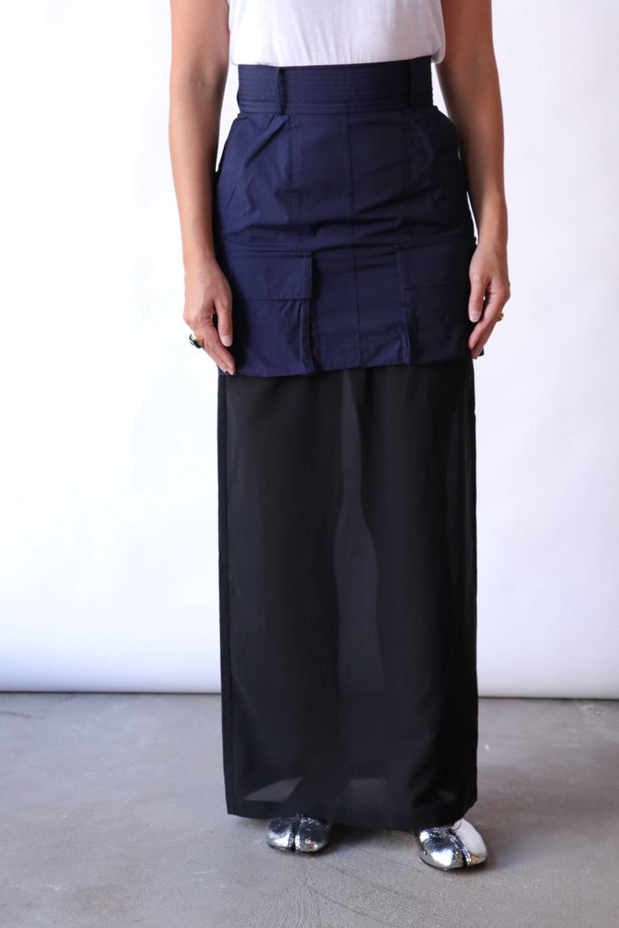 Rachel Comey Birini Skirt in Navy Bottoms Rachel Comey 