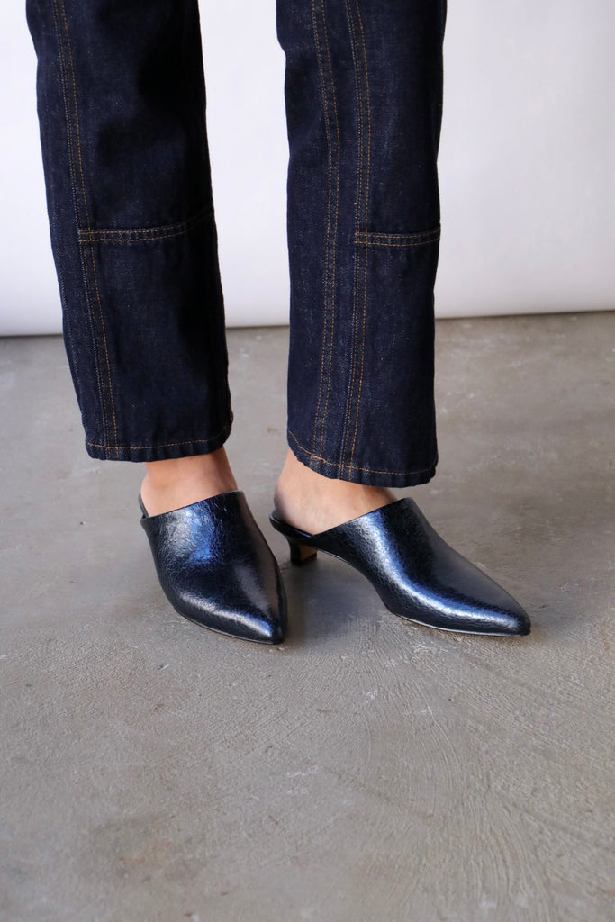 Rachel Comey Cassis Mule in Dark Indigo Shoes Rachel Comey 