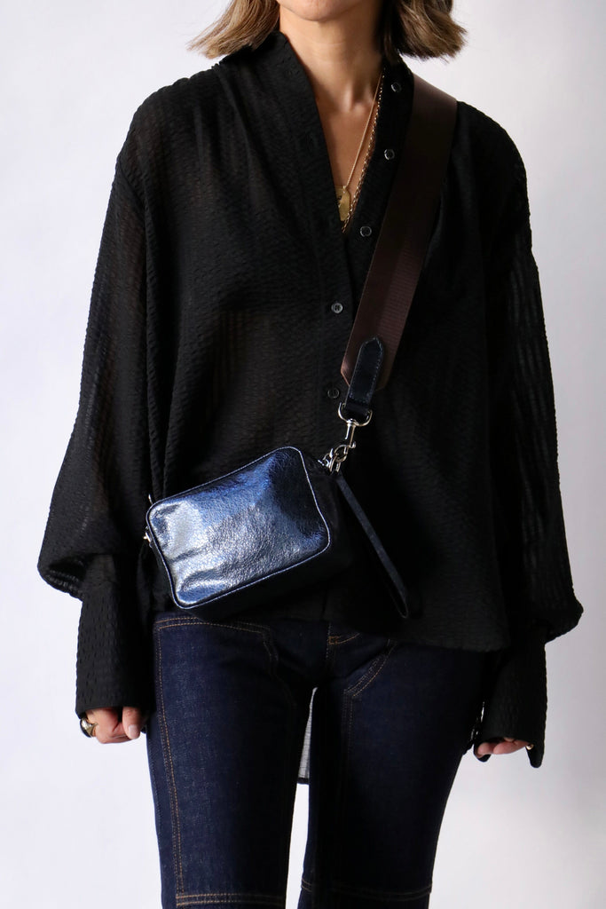 Rachel Comey Cowell Crossbody in Dark Indigo Accessories Rachel Comey 