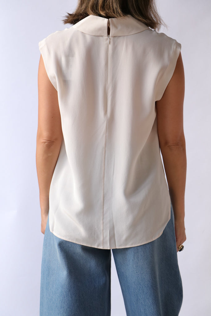 Rachel Comey Duston Top in Ivory tops-blouses Rachel Comey 