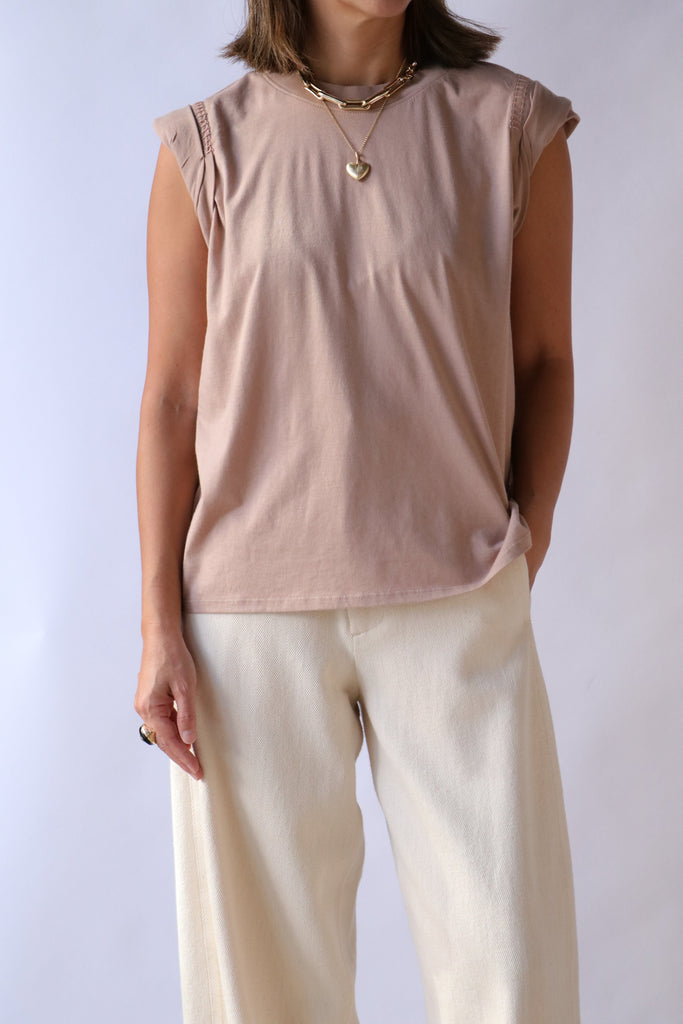 Rachel Comey Miles Tee in Buff T-Shirts & Tanks Rachel Comey 