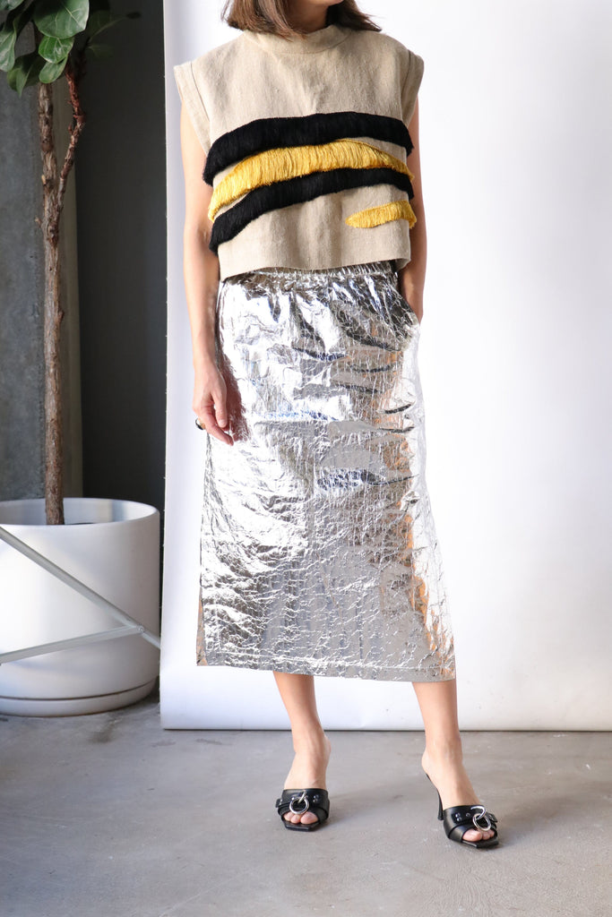Rachel Comey Mott Skirt in Silver Bottoms Rachel Comey 