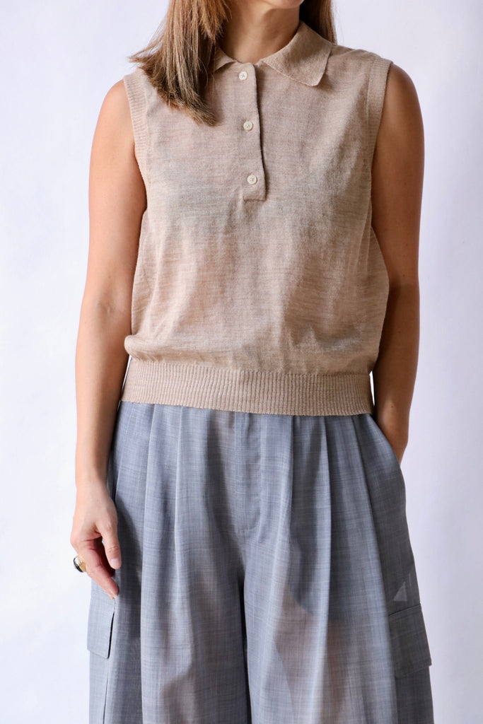 Rachel Comey Pola Vest in Brown Knitwear Rachel Comey 