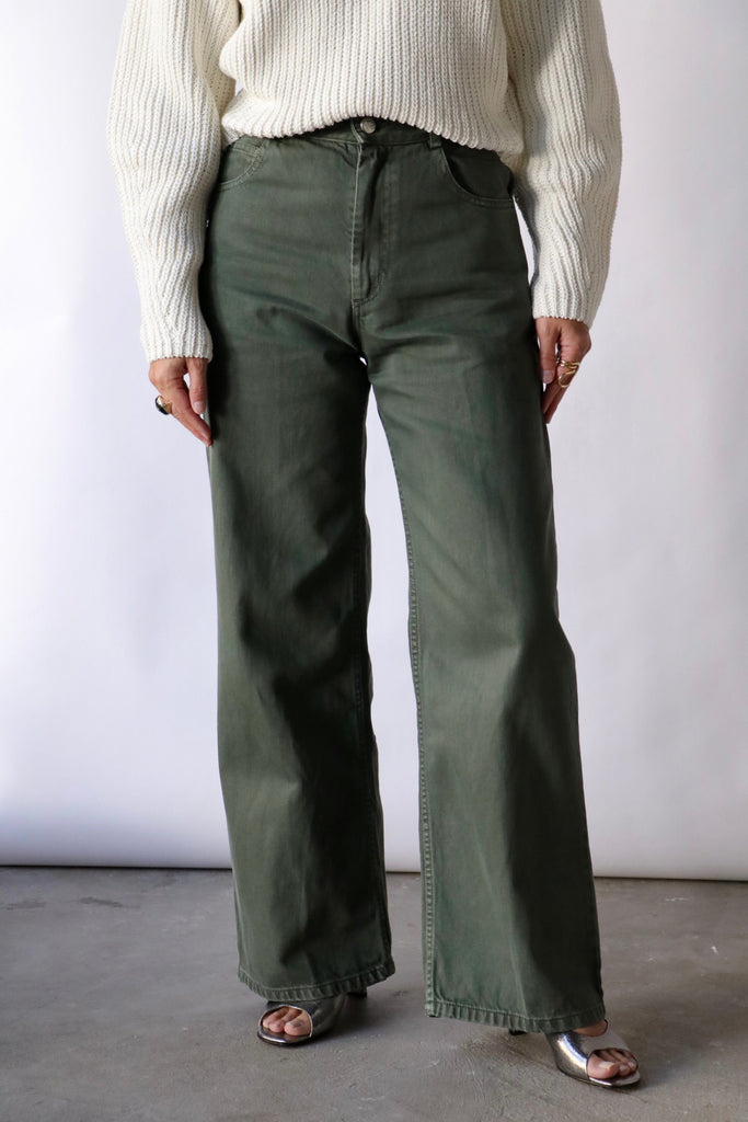 Rachel Comey Puerto Pant in Forest Bottoms Rachel Comey 