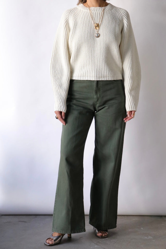 Rachel Comey Salla Sweater in White Knitwear Rachel Comey 