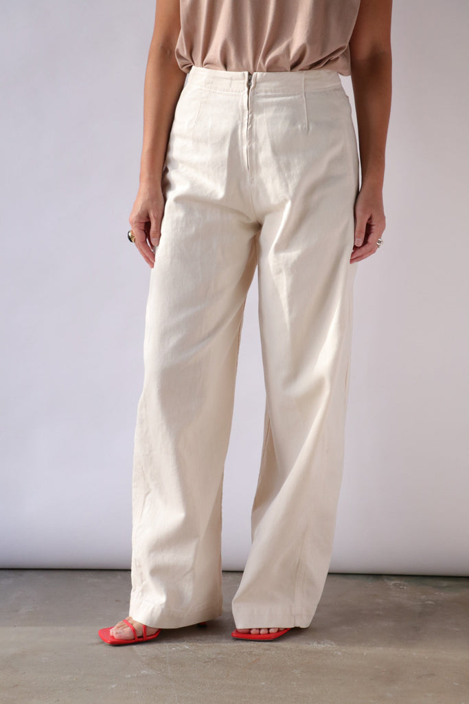 Rachel Comey Tany Pant in Cream Bottoms Rachel Comey 