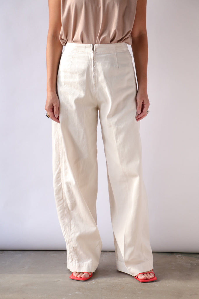 Rachel Comey Tany Pant in Cream Bottoms Rachel Comey 