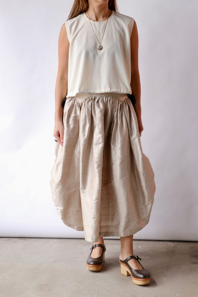 Rachel Comey Terra Skirt in Steel Grey Bottoms Rachel Comey 