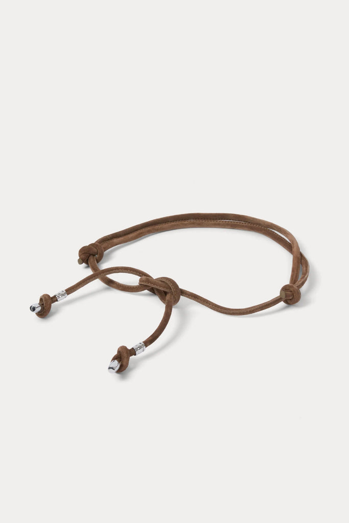 Rachel Comey Tubular Tie Belt w/ Hardware (Mud) Accessories Rachel Comey 