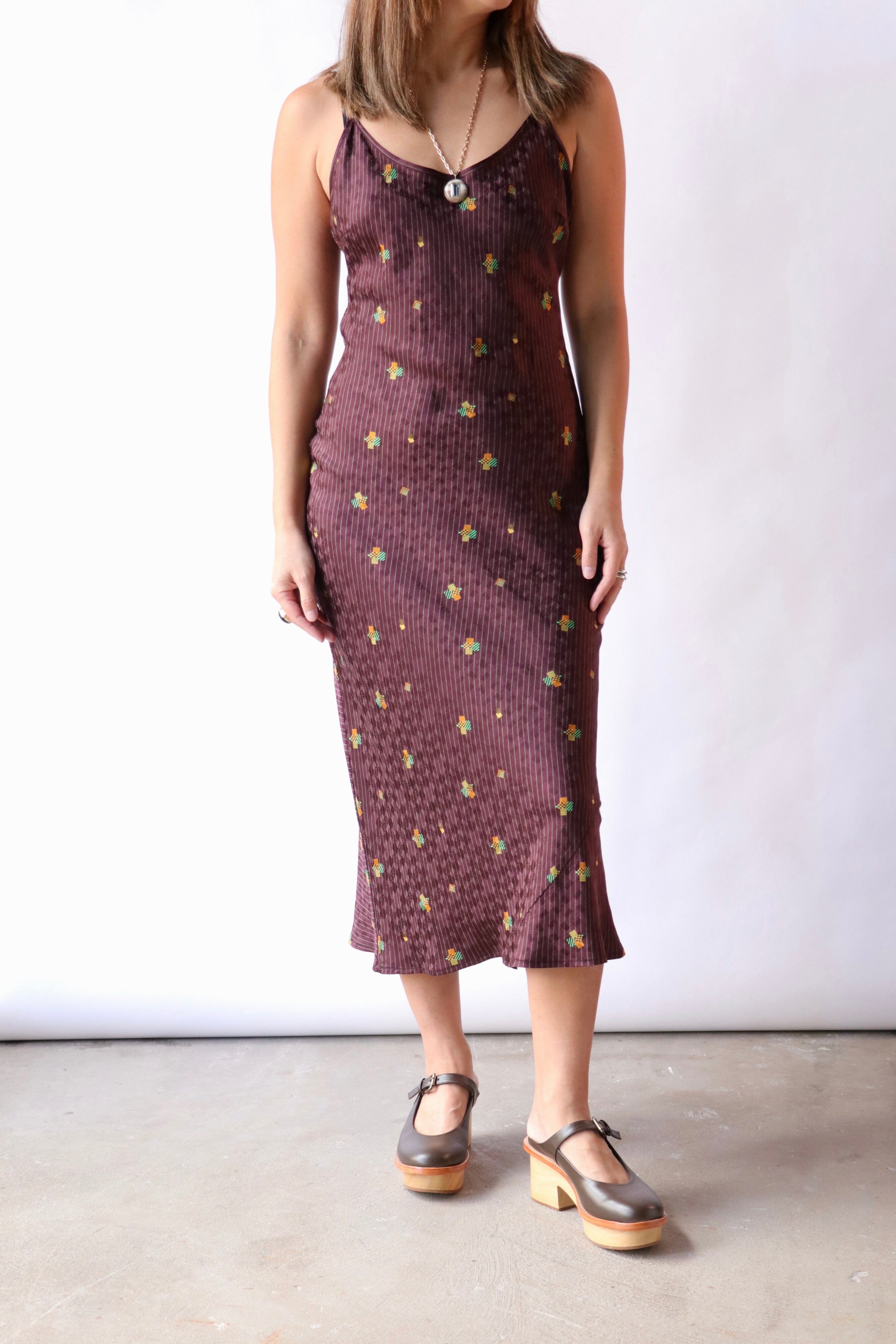 Rachel Comey Wren Dress in Bordeaux | WE ARE ICONIC