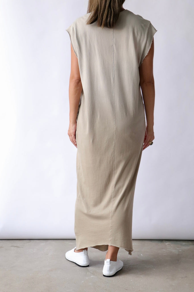 Raquel Allegra Cocoon Dress in Faded Sand Dresses Raquel Allegra 