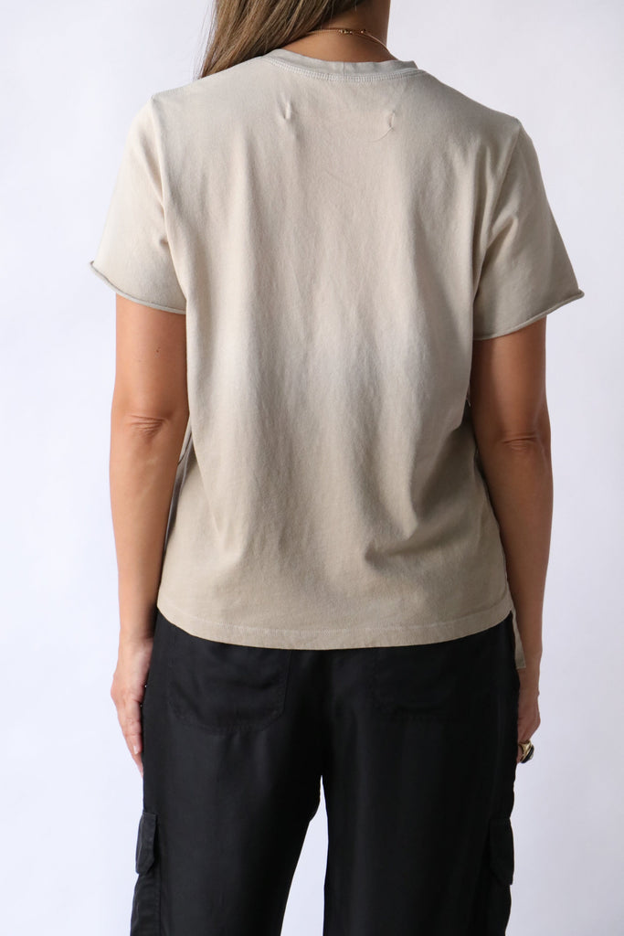 Raquel Allegra Liana Tee in Faded Sand T-Shirts & Tanks Raquel Allegra 