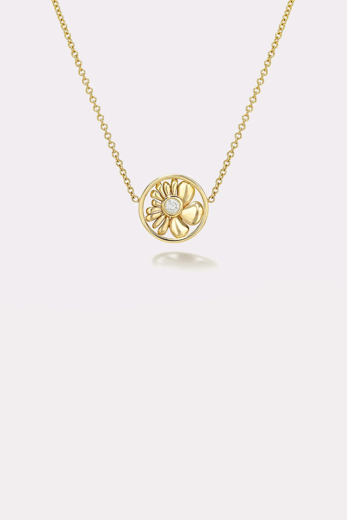 Retrouvai Petite Bonded Flower Pendant Jewelry Retrouvai 