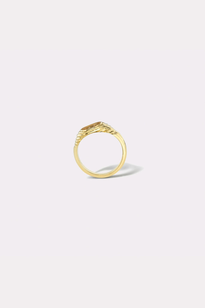Retrouvai Tiered Fantasy Signet - Flying pig Jewelry Retrouvai 