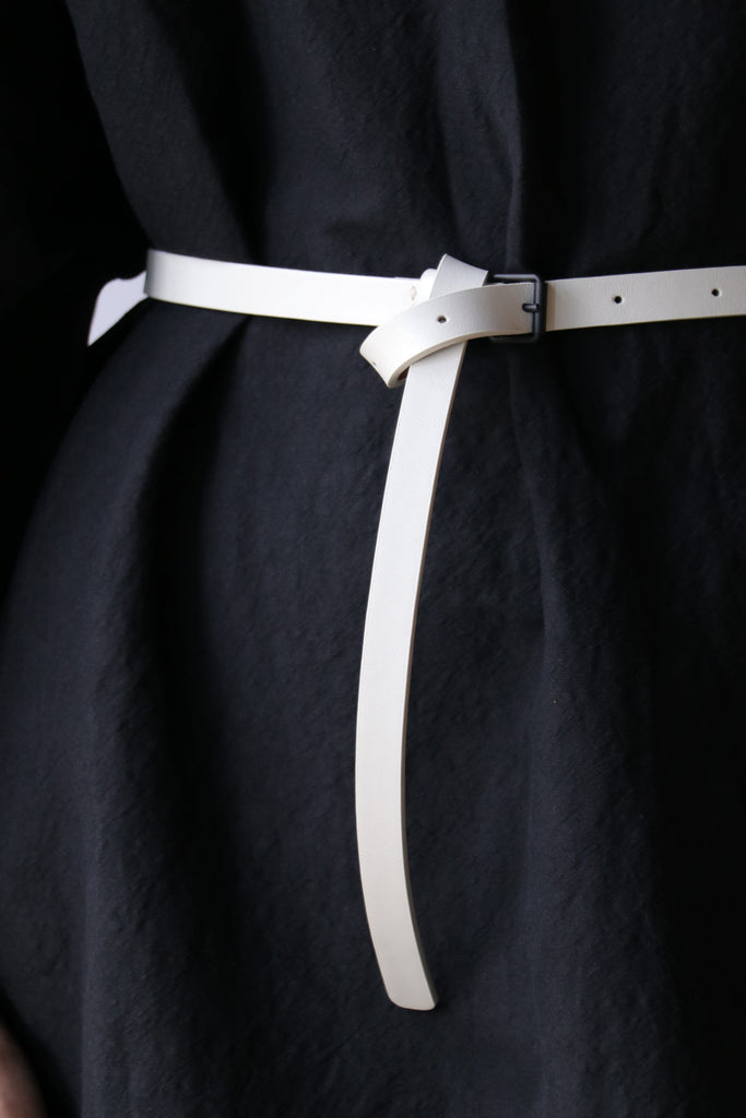Sofie D’Hoore Black Leather Belt Size 95 Designer Minimalist Belgium Sofie D main image 4