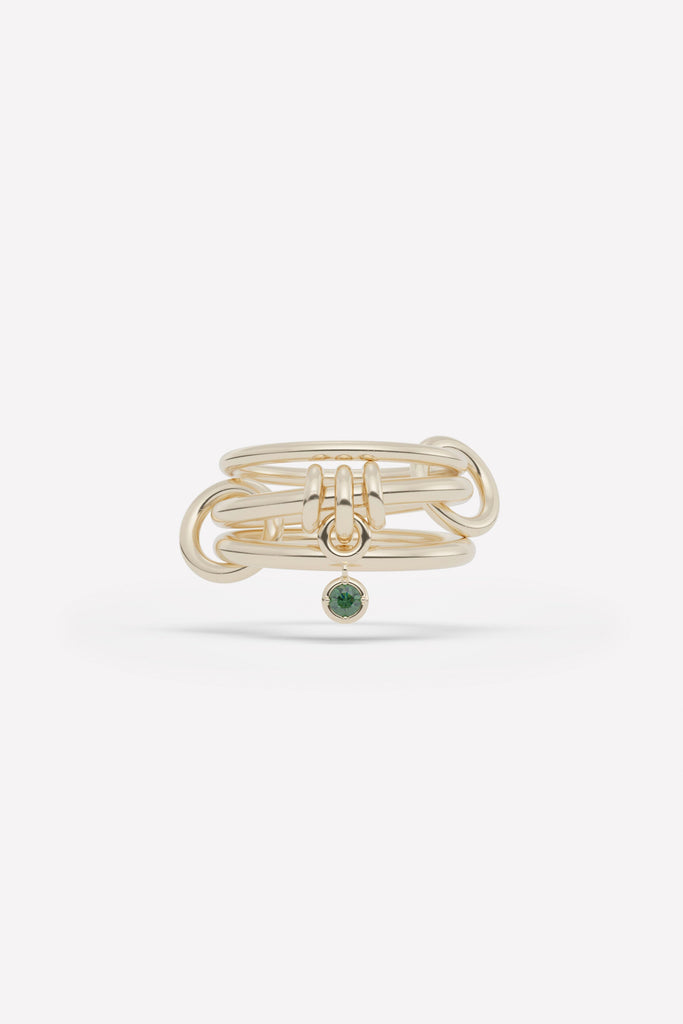 Spinelli Kilcollin Piera Ring YG Emerald Jewelry Spinelli Kilcollin 