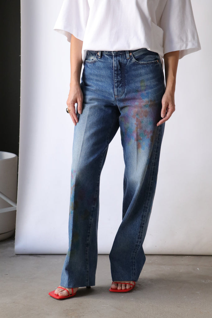 Tanaka The Jean Trousers in Bloom Bottoms Tanaka 