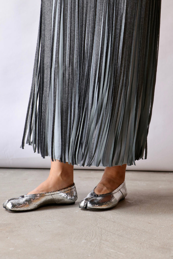 Tela Fresh Skirt in Melange Grey Bottoms Tela 