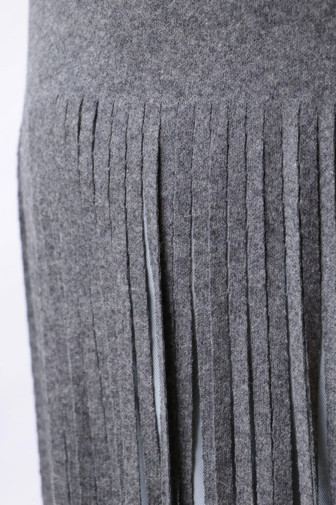 Tela Fresh Skirt in Melange Grey Bottoms Tela 