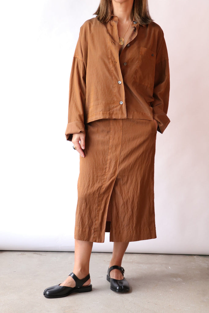 Tela Paprika Shirt in Biscuit tops-blouses Tela 