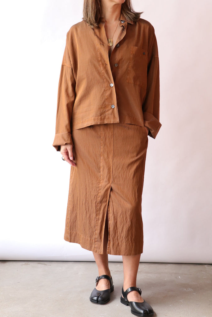 Tela Paprika Shirt in Biscuit tops-blouses Tela 