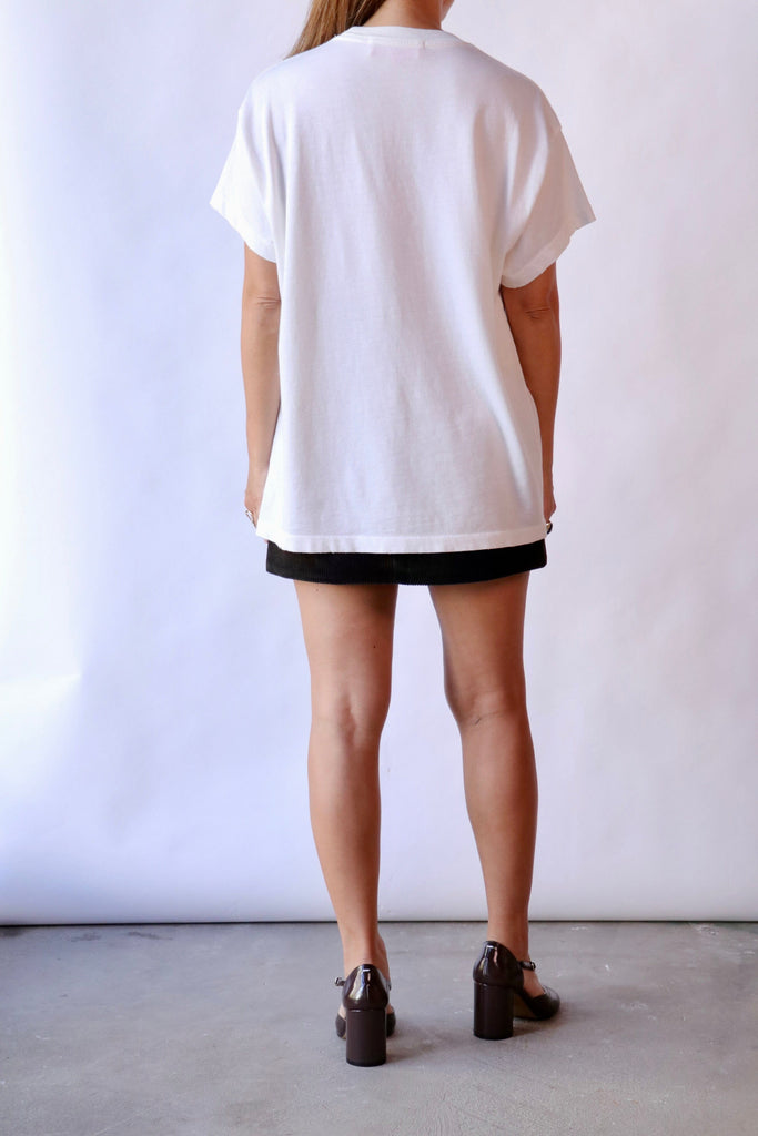 The Elder Statesman Explorers Club Tee in White T-Shirts & Tanks The Elder Statesman 