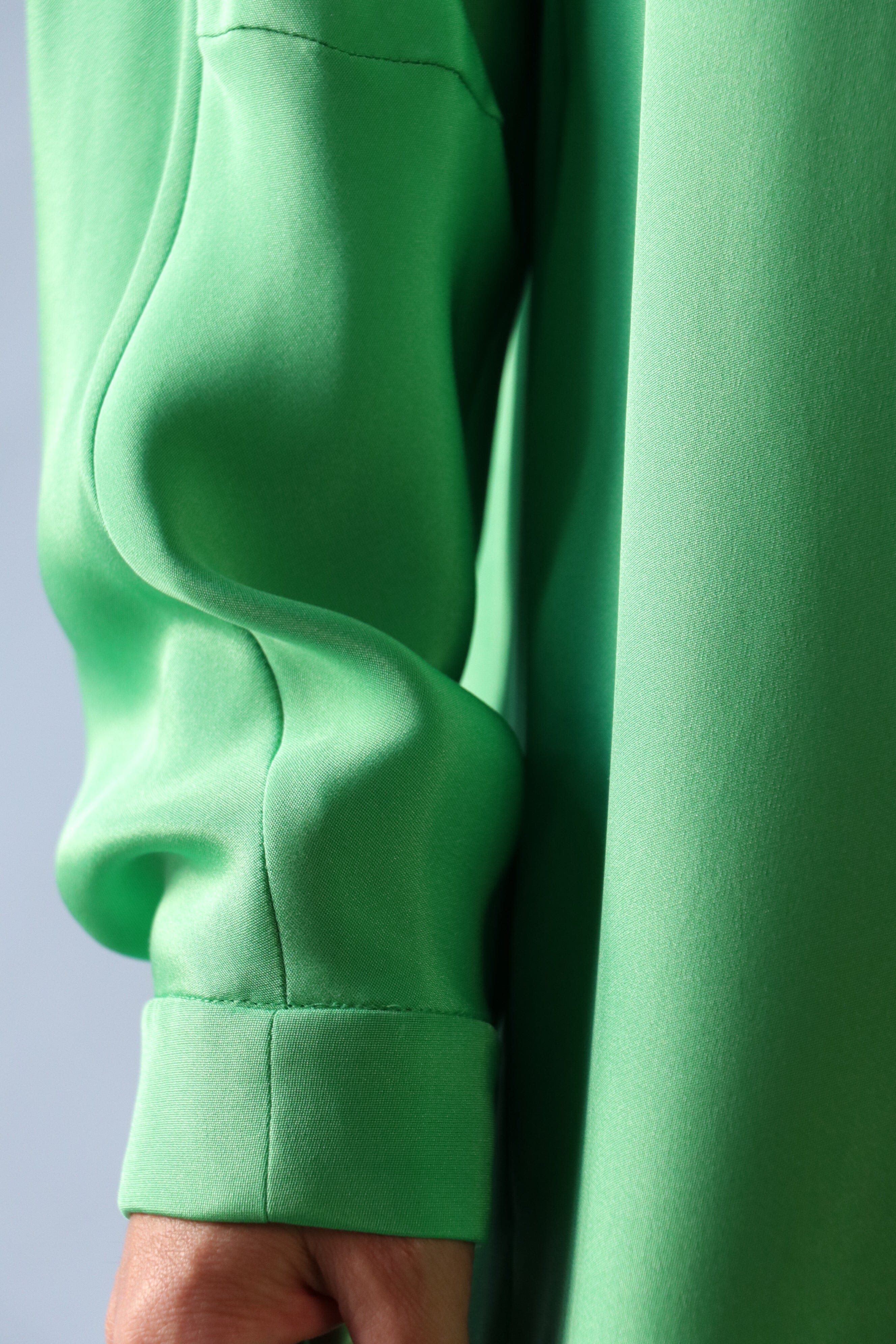 4-Ply Silk Long Sleeve Cocoon Dress