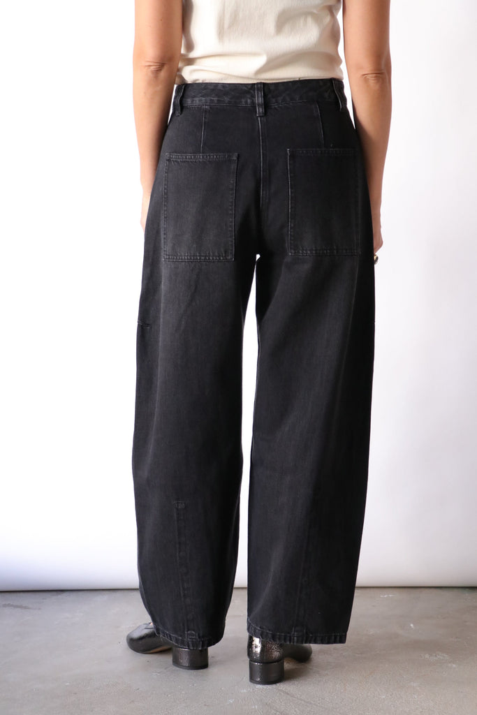 Tibi Denim Sid Jean in Vintage Black Bottoms Tibi 