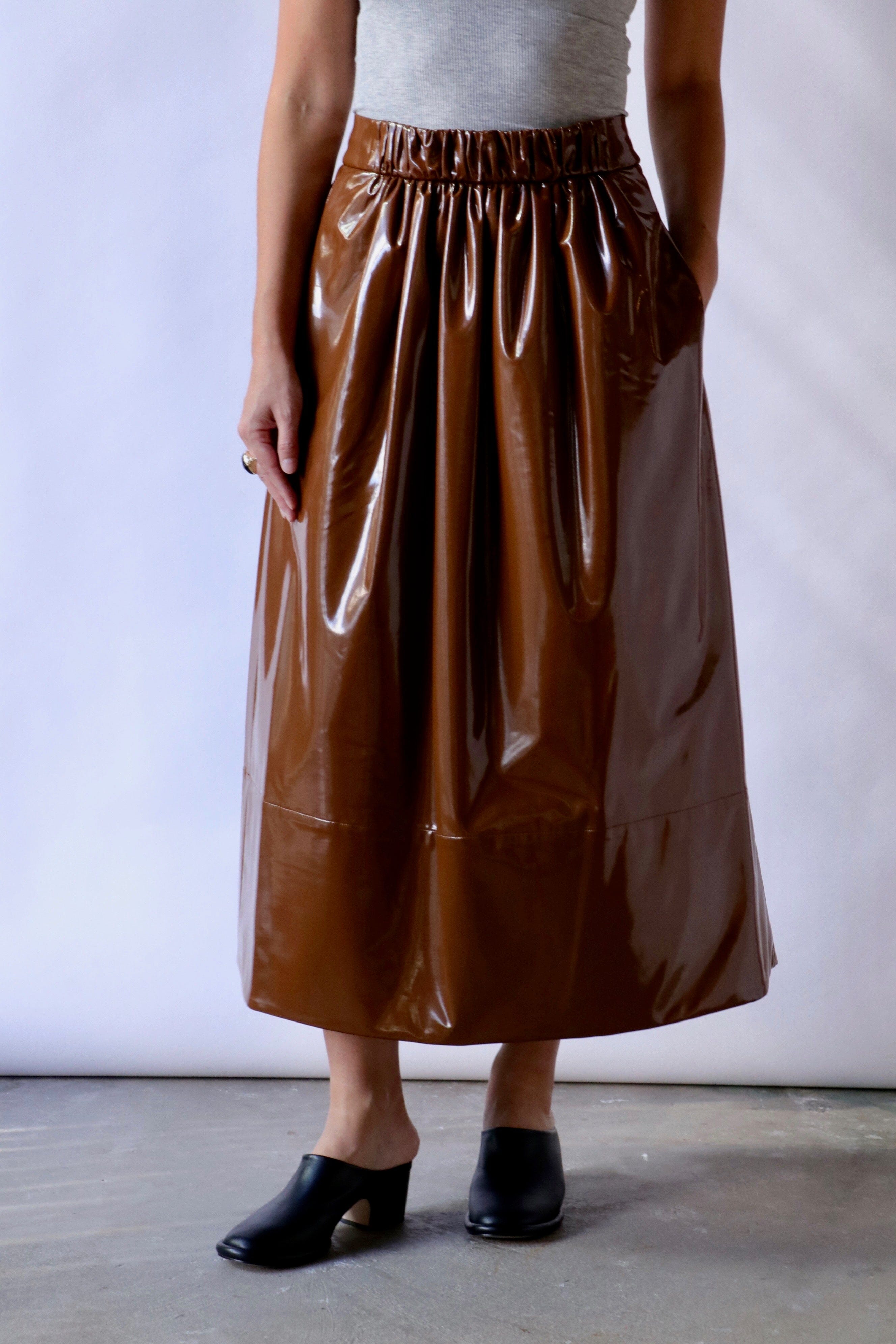 Ava Patent Leather Skirt Ava Patent Leather Skirt
