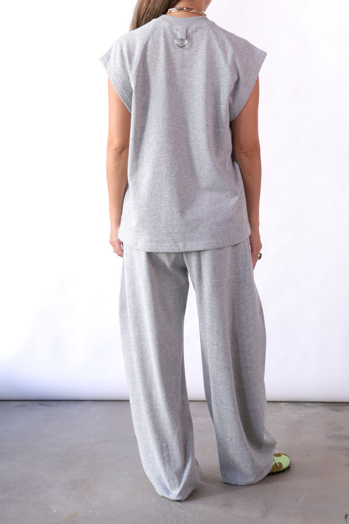 Tibi Light Weight Sweatshirting Winslow Pant Bottoms Tibi 
