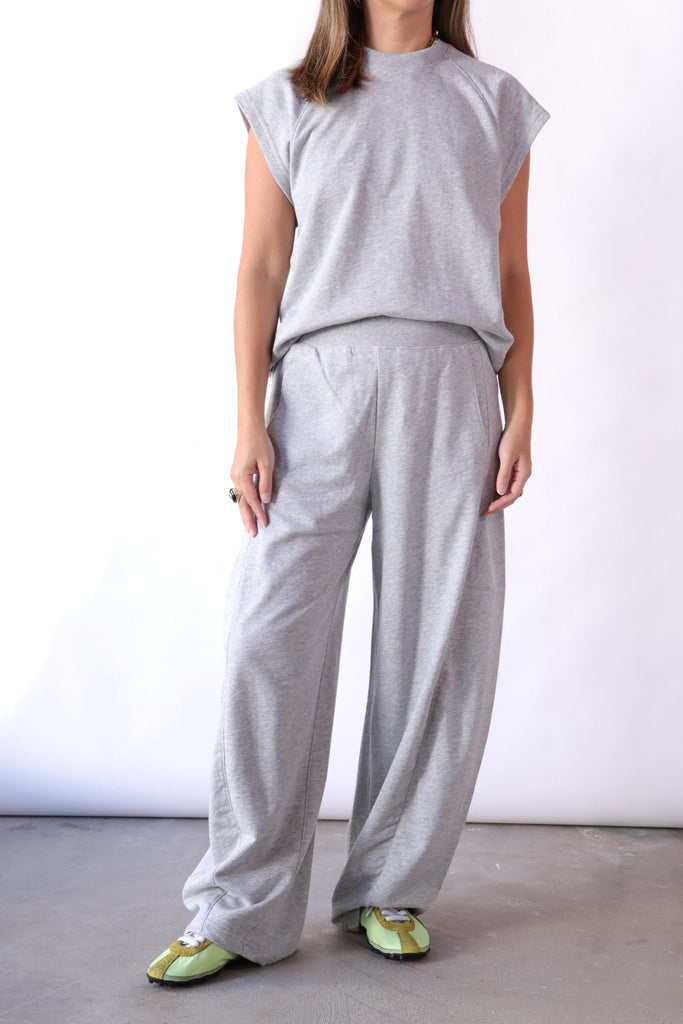 Tibi Light Weight Sweatshirting Winslow Pant Bottoms Tibi 