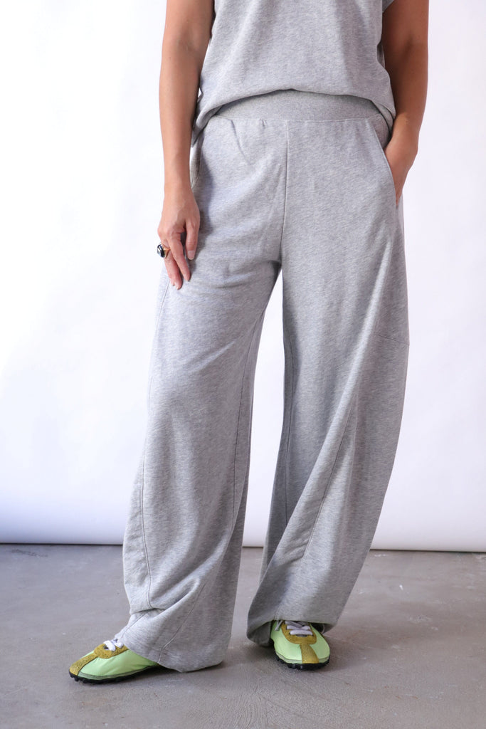 Tibi Light Weight Sweatshirting Winslow Pant Bottoms Tibi 