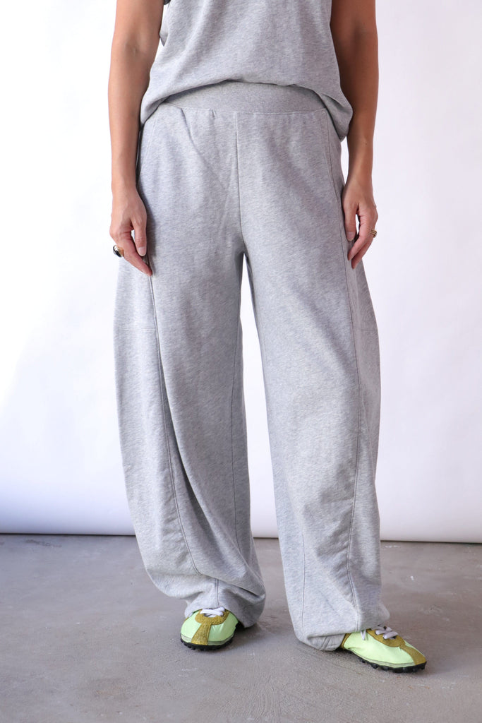 Tibi Light Weight Sweatshirting Winslow Pant Bottoms Tibi 