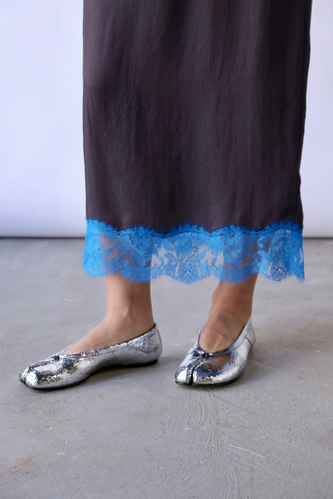 Tibi Slip Skirt in Brown Bottoms Tibi 