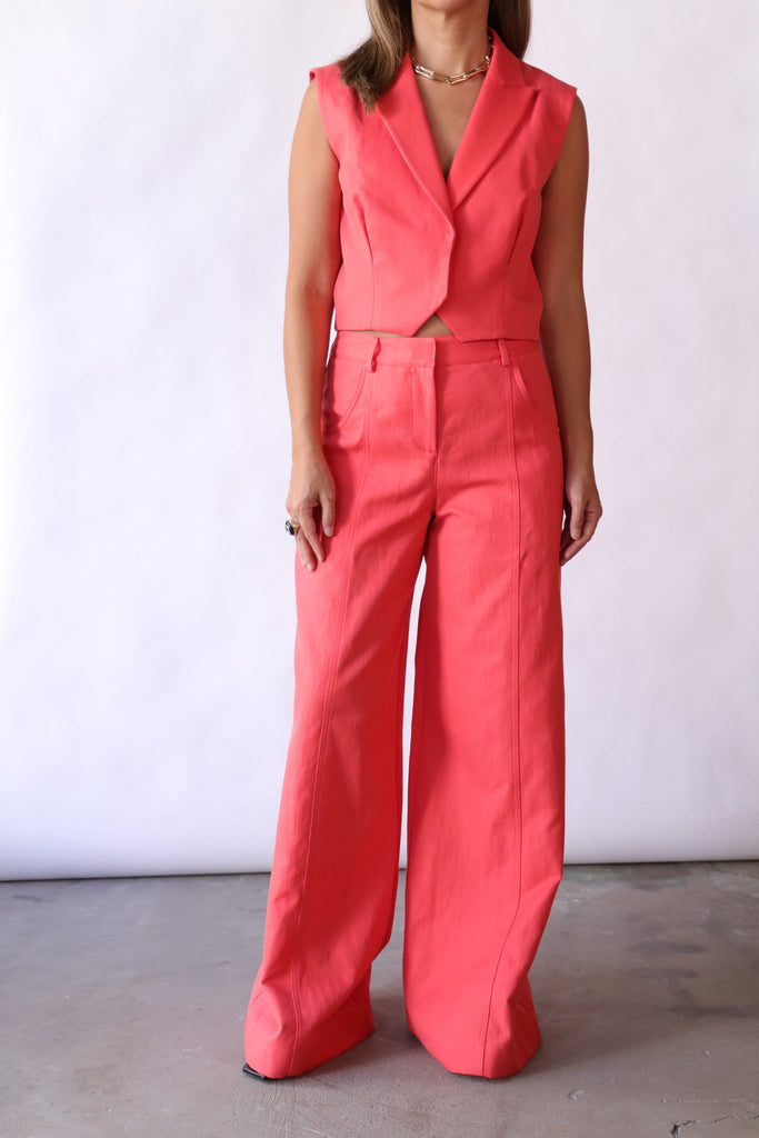 TWP Dee's Trouser in Cotton Linen Twill Bottoms TWP 