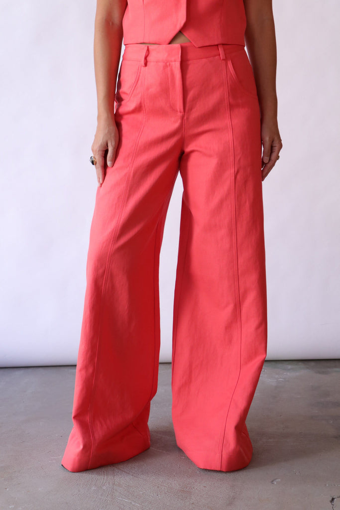 TWP Dee's Trouser in Cotton Linen Twill Bottoms TWP 