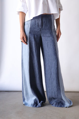 当社の twp-demie-pant-w-combo-in-hemp パンツ