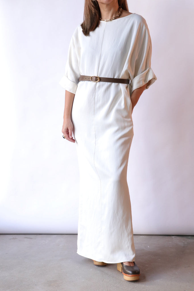 TWP Narrow Belt in Mink Accessories TWP 