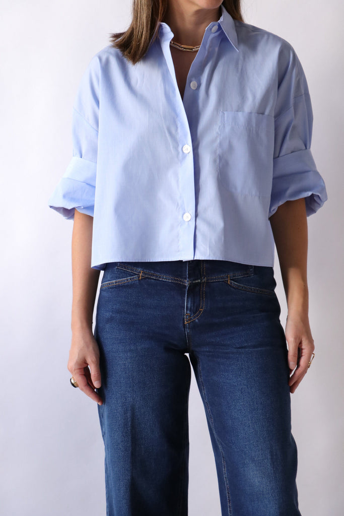 TWP Next Ex in Oxford Blue tops-blouses TWP 