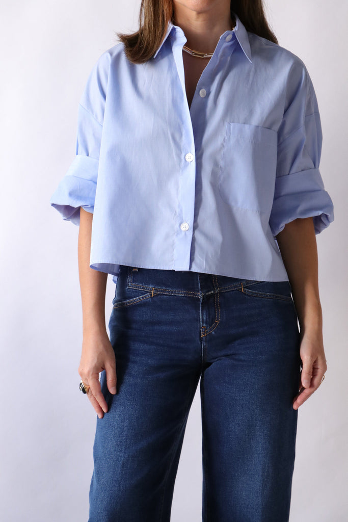 TWP Next Ex in Oxford Blue tops-blouses TWP 