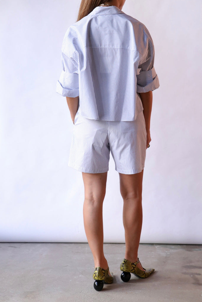 TWP Next Ex in Stripes White/Midnight tops-blouses TWP 